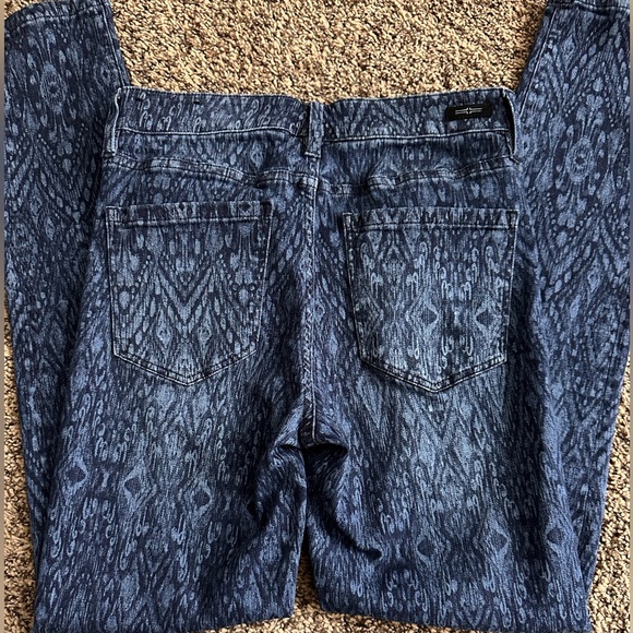 Liverpool Los Angeles “the skinny” Jean in blue Aztec print - size 6/28 - Picture 6 of 7